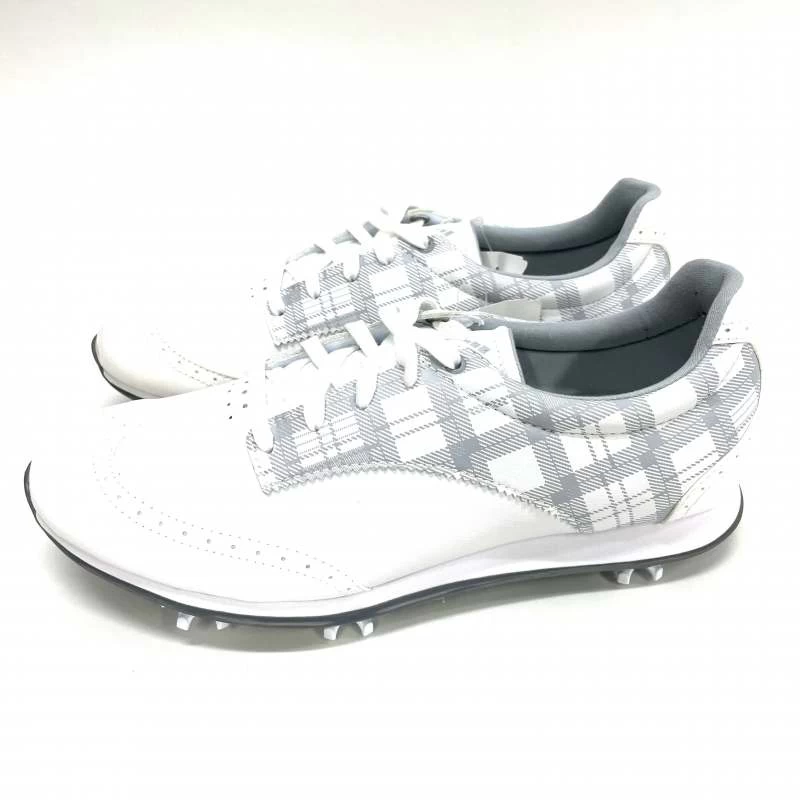 Ladies Adidas Driver Grace White Leather Golf Shoes – UK Size 5.5 – US 7 – EU 38. 4 Ladies Adidas Driver Grace White Leather Golf Shoes – UK Size 5.5 – US 7 – EU 38. - Image 2