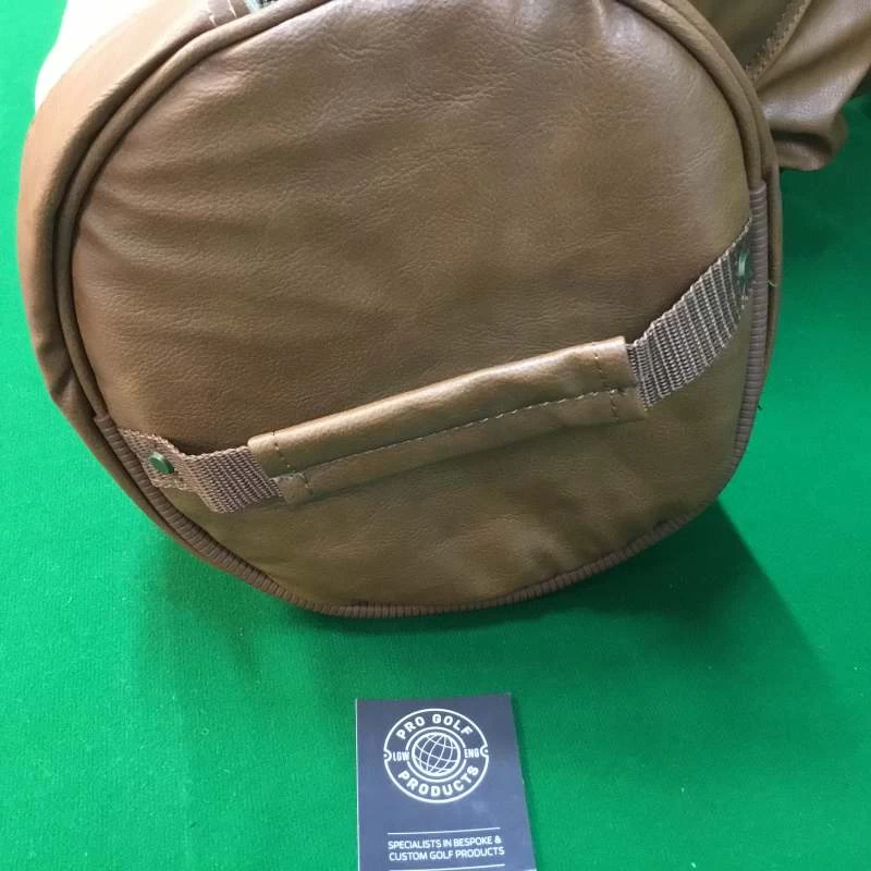 Retro Style Sunday Pencil Carry Bag, Travel Cover & Luggage Bag – 3 Piece Set – Beige And Tan 7 Retro Style Sunday Pencil Carry Bag, Travel Cover & Luggage Bag – 3 Piece Set – Beige And Tan - Image 5