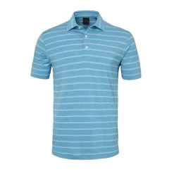 Mens Dunning Paisley Natural Hand Golf Polo Shirt- Small 40-42″