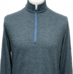Dunning 1/4 Zip Golf Pullover – Size Small 40-42″ Chest – Cayman / Heather