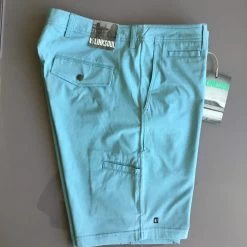 Mens Linksoul Boardwalker Short In Mint Green – Waist 33″