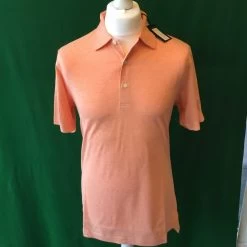 Mens Dunning Short Sleeved Citron Golf Polo Shirt- Small 38-40″