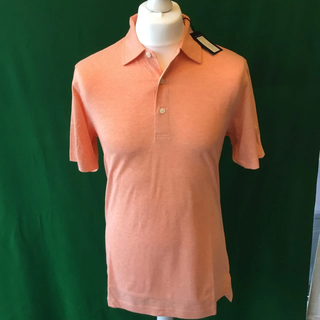 Mens Dunning Short Sleeved Citron Golf Polo Shirt- Small 38-40″ 3 Mens Dunning Short Sleeved Citron Golf Polo Shirt- Small 38-40″