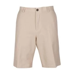 Mens Dunning Vented Heather Golf Shorts In Tan – Waist 32″