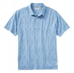 Mens Linksoul Scratch Print Short Sleeve Golf Polo – Large – 44″ Chest