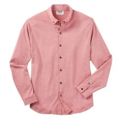 Mens Linksoul Rambler Long Sleeved Golf Shirt Currant – Large 46″ Chest