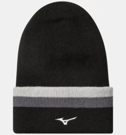 Mizuno 2021 Breath Thermo Knit Golf Beanie Hat – Black