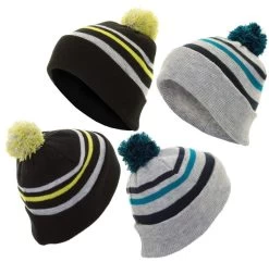 Golf Winter Beanie Bobble Hat Cypress Point By Island Green – Choose Colour