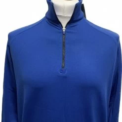 Dunning 1/4 Zip Golf Pullover – Size Small 40-42″ Chest – Sodalite/Blue