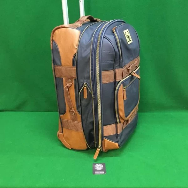Retro Vintage Golf Sunday Pencil Carry Bag, Travel Cover & Luggage Case – 3 Piece Set – Navy And Tan 13 Retro Vintage Golf Sunday Pencil Carry Bag, Travel Cover & Luggage Case – 3 Piece Set – Navy And Tan - Image 11