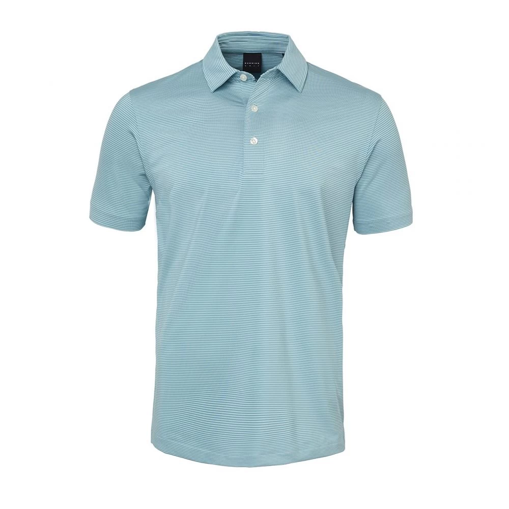 Mens Dunning Short Sleeved Jersey Golf Polo Shirt- Small 40-42″ 3 Mens Dunning Short Sleeved Jersey Golf Polo Shirt- Small 40-42″