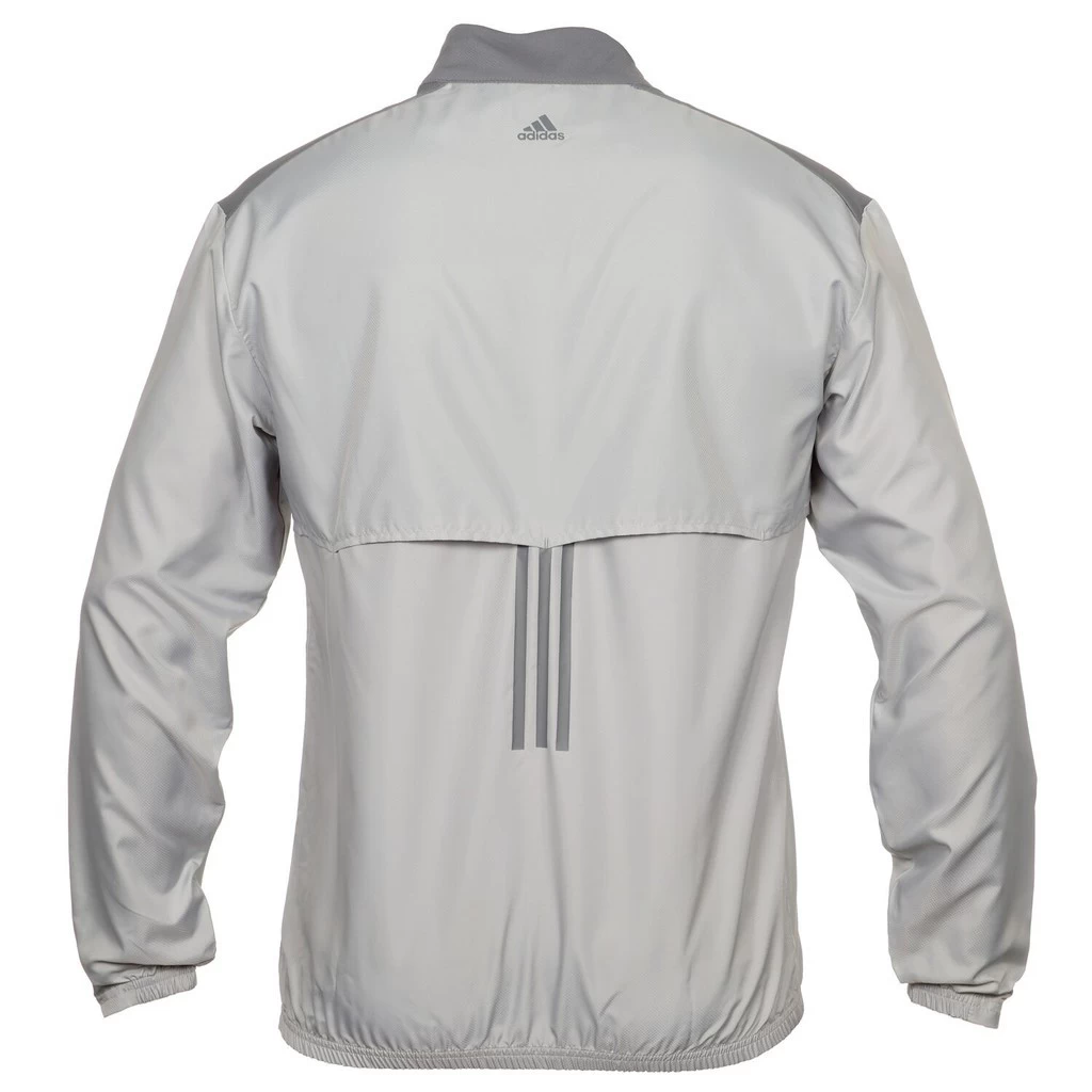 ADIDAS CLIMAPROOF LONG SLEEVED WIND JACKET – Gray/Dark Gray Medium 4 ADIDAS CLIMAPROOF LONG SLEEVED WIND JACKET – Gray/Dark Gray Medium - Image 2