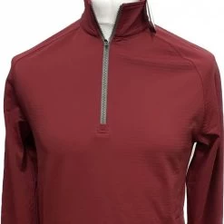 Dunning 1/4 Zip Golf Pullover – Size Small 40-42″ Chest – Berry