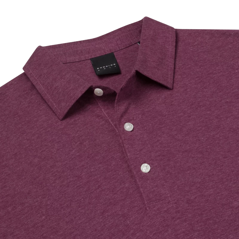 Dunning Golf Natural Hand Polo Shirt – Small 40-42″ Chest – Suave Heather 5 Dunning Golf Natural Hand Polo Shirt – Small 40-42″ Chest – Suave Heather - Image 3