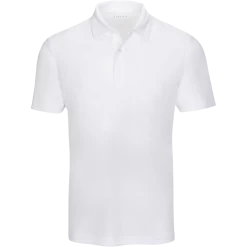Dunning Golf Jacquard Polo Shirt – Small 40-42″ Chest – White