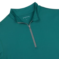 Dunning Golf Brechin 1/4 Zip Pullover – Size Small 40-42″ Chest – Teal -Golf Essentials Shop D7F20K976 TEAL 3