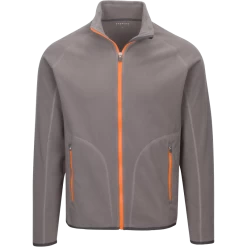 Dunning Golf Polartec Wind Pro Full Zip Fleece – 40-42″ Chest – Charcoal / Vigor