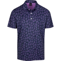 Dunning Golf Lisby Jersey Polo Shirt – 40-42″ Chest – Halo/Wisteria