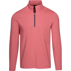 Dunning Golf Fenloe 1/4 Zip Pullover – Small 40-42″ Chest – Rosewood/Halo
