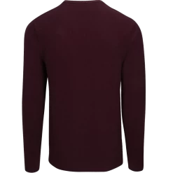 Dunning Golf V Neck Pullover – Small 40-42″ Chest – Claret Heather -Golf Essentials Shop D7F21S193 claret back
