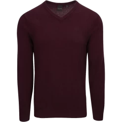 Dunning Golf V Neck Pullover – Small 40-42″ Chest – Claret Heather