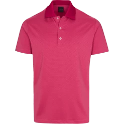 Dunning Golf Mowbray Jacquard Polo Shirt – 40-42″ Chest – Poppy