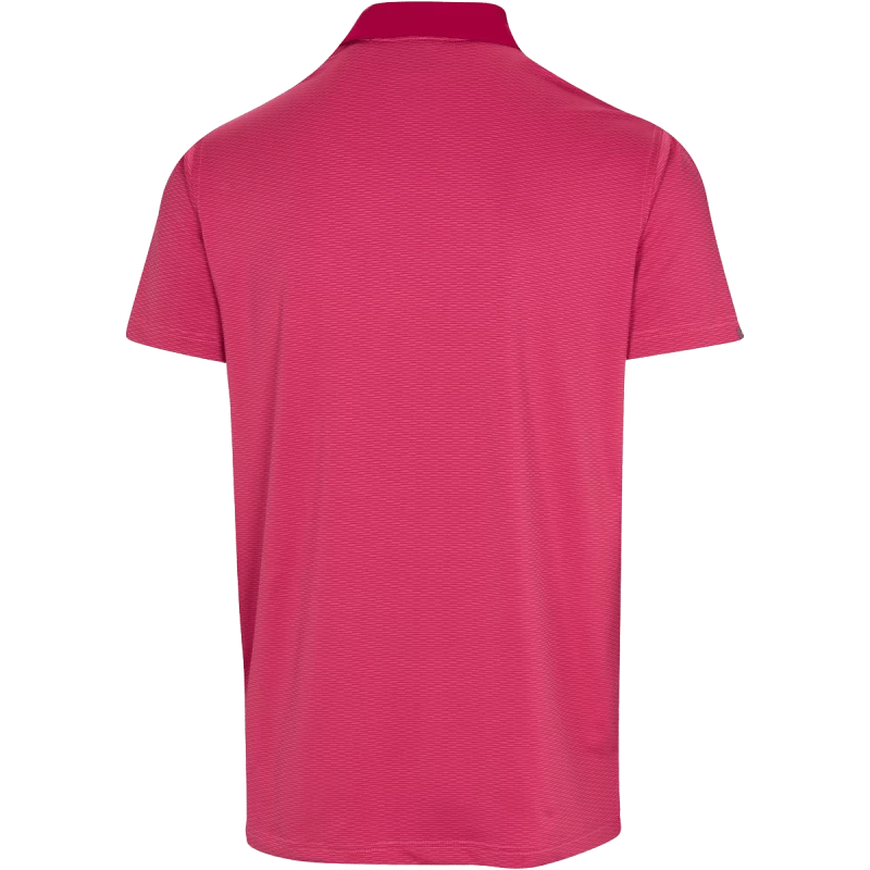 Dunning Golf Mowbray Jacquard Polo Shirt – 40-42″ Chest – Poppy 4 Dunning Golf Mowbray Jacquard Polo Shirt – 40-42″ Chest – Poppy - Image 2