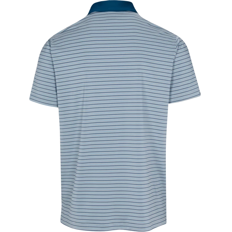 Dunning Golf Elswick Jersey Polo Shirt – 40-42″ Chest – Plank/Opal/Cayman 4 Dunning Golf Elswick Jersey Polo Shirt – 40-42″ Chest – Plank/Opal/Cayman - Image 2