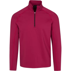 Dunning 1/4 Zip Golf Pullover – Size Small 40-42″ Chest – Poppy/Black