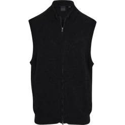 Dunning Full Zip Golf Gilet Vest – Small 40-42″ Chest – Black / Heather