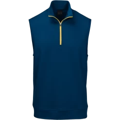 Dunning Golf 1/4 Zip Iona Vest Gilet- Small 40-42″ Chest – Brig