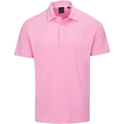 Dunning Golf Sutton Pique Polo Shirt – 40-42″ Chest -Light Pink