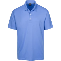 Dunning Carlow Solid Jersey Performance Polo 40-42″ Chest – Surf Blue