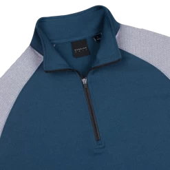 Dunning 1/4 Zip Golf Pullover – Size Small 40-42″ Chest – Dim Heather -Golf Essentials Shop D7S21K985 DH 3