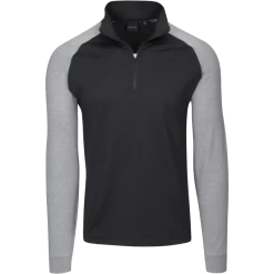 Dunning 1/4 Zip Golf Pullover – Size Small 40-42″ Chest – Black Heather