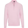 Dunning 1/4 Zip Golf Pullover -Size Small 40-42″ Chest -Pink Salt Heather
