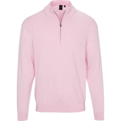 Dunning 1/4 Zip Golf Pullover -Size Small 40-42″ Chest -Pink Salt Heather