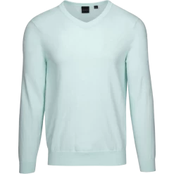 Dunning Golf Selborne V Neck Sweater – Small 40-42″ Chest – Seafoam Heather