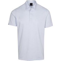 DUNNING BENFORD JACQUARD POLO 40-42″ Chest- Oxford Blue/wht
