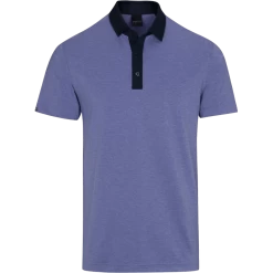 DUNNING MOSLEY JACQUARD PERFORMANCE POLO – 40-42″ Chest – HALO/DEWBERRY