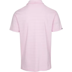 DUNNING LANDOR JERSEY POLO 40-42″ Chest- Pink Salt Heather -Golf Essentials Shop D7S23K519 7 PSHT 1