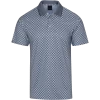 DUNNING LEAF PATTERN POLO 40-42″ Chest- OXFORD BLUE/BLACK -Golf Essentials Shop D7S23K522 7 OXBK