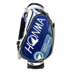 Honma Team Tour World Caddy 5-Way Staff Bag (Blue And White).