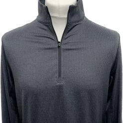 Dunning 1/4 Zip Golf Pullover – Size Small 40-42″ Chest – Black/Fragment