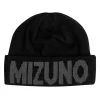 Mizuno Mens 2020 Breath Thermo Fold Up Logo Golf Beanie – Black -Golf Essentials Shop black beanie