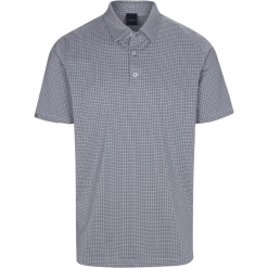 DUNNING BENFORD JACQUARD POLO 40-42″ Chest-Halo /wht