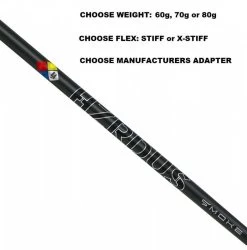 Project X HZRDUS Smoke Black Fairway Wood Shaft – Choose Flex & Adapter