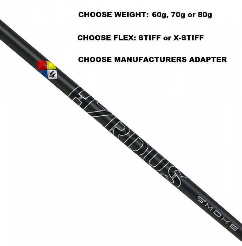 Project X HZRDUS Smoke Black Fairway Wood Shaft – Choose Flex & Adapter 3 Project X HZRDUS Smoke Black Fairway Wood Shaft – Choose Flex & Adapter
