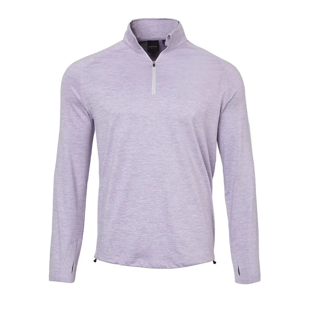 Mens Dunning Heathered Quarter Zip Long Sleeved Golf Top- Small 40-42″ 3 Mens Dunning Heathered Quarter Zip Long Sleeved Golf Top- Small 40-42″
