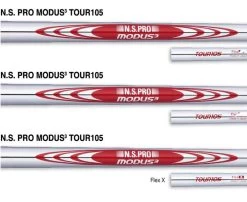 New Uncut N.S. Pro Modus3 Tour 105 X-Stiff Flex Steel Iron Shafts – Choose Club
